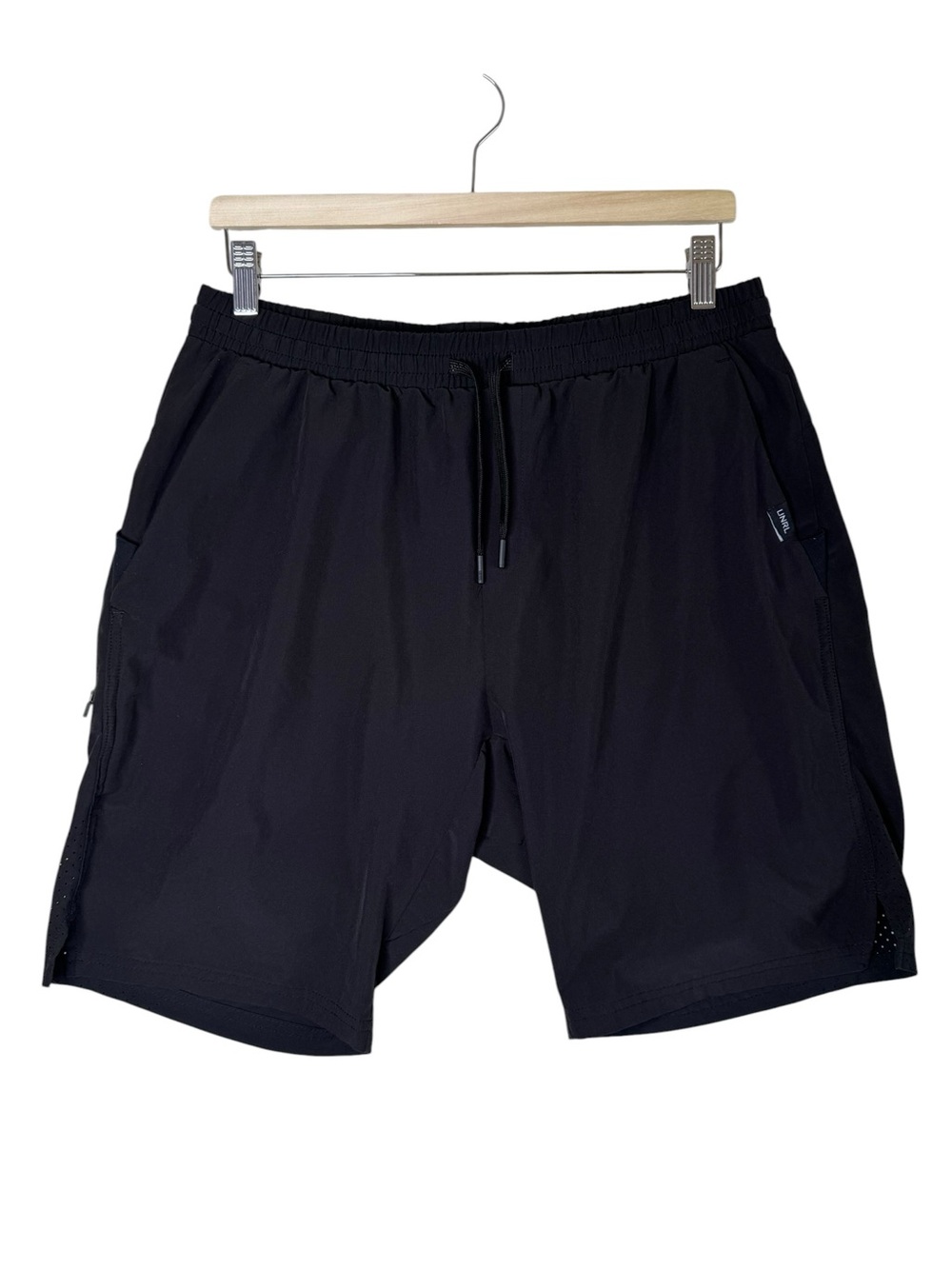 UNRL Stride Athletic Shorts Black Men's Size Large